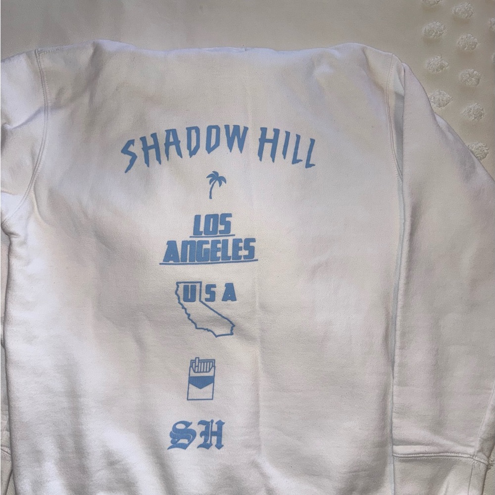 Shadow Hill White Hoodie